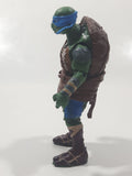 2014 Playmates Paramount Pictures TMNT Teenage Mutant Ninja Turtles Leonardo 4 3/4" Tall Toy Action Figure