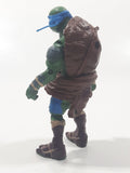 2014 Playmates Paramount Pictures TMNT Teenage Mutant Ninja Turtles Leonardo 4 3/4" Tall Toy Action Figure