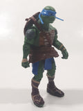 2014 Playmates Paramount Pictures TMNT Teenage Mutant Ninja Turtles Leonardo 4 3/4" Tall Toy Action Figure