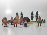 Snow White And The Seven Dwarfs Village Plastic Toy Characters with Trees, Building and Accessories Made in Hong Kong