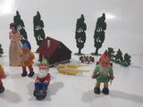 Snow White And The Seven Dwarfs Village Plastic Toy Characters with Trees, Building and Accessories Made in Hong Kong
