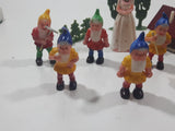 Snow White And The Seven Dwarfs Village Plastic Toy Characters with Trees, Building and Accessories Made in Hong Kong