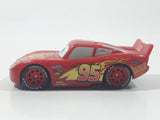 2016 Disney Pixar Cars Lightning McQueen #95 Red Plastic Die Cast Toy Car Vehicle FCV94