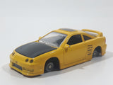X-Concepts Modifiers Acura Integra Yellow Die Cast Toy Car Vehicle No Accessories Missing 3 Tires