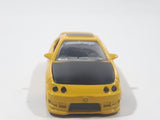 X-Concepts Modifiers Acura Integra Yellow Die Cast Toy Car Vehicle No Accessories Missing 3 Tires