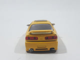 X-Concepts Modifiers Acura Integra Yellow Die Cast Toy Car Vehicle No Accessories Missing 3 Tires