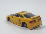 X-Concepts Modifiers Acura Integra Yellow Die Cast Toy Car Vehicle No Accessories Missing 3 Tires