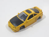X-Concepts Modifiers Acura Integra Yellow Die Cast Toy Car Vehicle No Accessories Missing 3 Tires