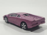 Maisto Lamborghini Diablo Metallic Purple Pink 1/64 Scale Die Cast Toy Dream Super Car Vehicle