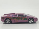 2002 Maisto Ultimate Marvel Lamborghini Diablo Green Goblin Metallic Purple Pink 1/64 Scale Die Cast Toy Dream Super Car Vehicle