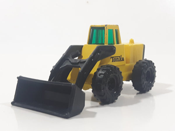 1992 McDonald's Tonka Front End Loader Yellow Die Cast Toy Car Construction Equipment Vehicle