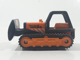 2003 McDonald's Hasbro Tonka Bulldozer Orange and Black Die Cast Toy Car Vehicle