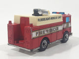 Matchbox Mack Auxiliary Power Truck Flood Light Rescue Unit Fire Truck 1/84 Scale Die Cast Toy Car Vehicle