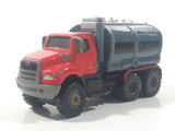 2012 Hasbro Tonka FunRise Tanker Truck Red and Grey Die Cast Toy Car Vehicle