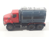 2012 Hasbro Tonka FunRise Tanker Truck Red and Grey Die Cast Toy Car Vehicle