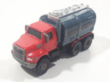 2012 Hasbro Tonka FunRise Tanker Truck Red and Grey Die Cast Toy Car Vehicle
