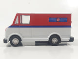 Canada Post Mail and Parcel Delivery Van Truck White and Red Pull Back Die Cast Toy Car Vehicle