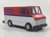 Canada Post Mail and Parcel Delivery Van Truck White and Red Pull Back Die Cast Toy Car Vehicle