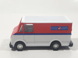 Canada Post Mail and Parcel Delivery Van Truck White and Red Pull Back Die Cast Toy Car Vehicle