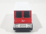 Canada Post Mail and Parcel Delivery Van Truck White and Red Pull Back Die Cast Toy Car Vehicle