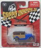 2010 Maisto Speed Wheels Series XIV 1932 Ford Wood Panel Van Blue 1/64 Scale Rugged Die Cast Toy Car Vehicle New in Package