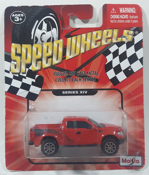2010 Maisto Speed Wheels Series XIV Ford F-150 SVT Raptor Truck Red 1/64 Scale Rugged Die Cast Toy Car Vehicle New in Package