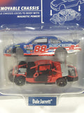 1998 Hasbro Winner's Circle Tech Series NASCAR #88 Dale Jarrett Ford Red White and Dark Blue 1:64 Scale Die Cast Toy Car Vehicle New in Package