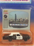 1998 Playing Mantis Johnny Lightning Hollywood On Wheels Universal Studios The Blues Brothers Police Cops 1974 Dodge Monaco Black and White Die Cast Toy Car Vehicle and Collector Card New in Package