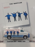 2019 Hot Wheels Premium The Beatles HELP! Custom GMC Panel Van White Die Cast Toy Car Vehicle with Real Riders New in Package