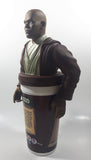 1999 Taco Bell KFC Pizza Hut LucasFilm Star Wars Mace Windu 12 1/4" Tall 32 oz Plastic Drinking Cup with Character Lid