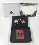 Monogram Marvel Avengers Assemble Deluxe Helmet Set Thor Pewter and Loki Gold Bonus! 2 Bio-Cards Included New in Box