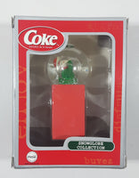 Coca Cola Snowglobe Collection Snowman Globe on Red Vending Machine Christmas Tree Ornament New in Box