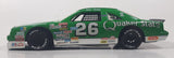 1991 Revell Racing NASCAR #26 Brett Bodine Ford Thunderbird Quaker State Green 1/24 Scale Die Cast Toy Car Vehicle with Opening Hood