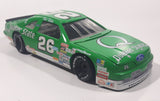 1991 Revell Racing NASCAR #26 Brett Bodine Ford Thunderbird Quaker State Green 1/24 Scale Die Cast Toy Car Vehicle with Opening Hood