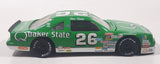 1991 Revell Racing NASCAR #26 Brett Bodine Ford Thunderbird Quaker State Green 1/24 Scale Die Cast Toy Car Vehicle with Opening Hood