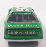 1991 Revell Racing NASCAR #26 Brett Bodine Ford Thunderbird Quaker State Green 1/24 Scale Die Cast Toy Car Vehicle with Opening Hood
