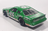 1991 Revell Racing NASCAR #26 Brett Bodine Ford Thunderbird Quaker State Green 1/24 Scale Die Cast Toy Car Vehicle with Opening Hood