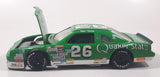 1991 Revell Racing NASCAR #26 Brett Bodine Ford Thunderbird Quaker State Green 1/24 Scale Die Cast Toy Car Vehicle with Opening Hood