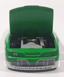 1991 Revell Racing NASCAR #26 Brett Bodine Ford Thunderbird Quaker State Green 1/24 Scale Die Cast Toy Car Vehicle with Opening Hood