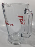 Snap-On Tools 9" Tall Clear Heavy Glass Pitcher Jug