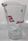 Snap-On Tools 9" Tall Clear Heavy Glass Pitcher Jug