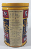 1992 The Quaker Oats Company Quaker Tolled White Oats Replica 1896 Label 8" Tall Tin Metal Canister