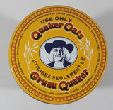 1992 The Quaker Oats Company Quaker Tolled White Oats Replica 1896 Label 8" Tall Tin Metal Canister