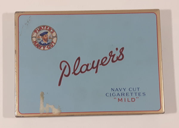 Vintage 1950s Player's 50 Navy Cut Cigarettes "MILD" Tin Case