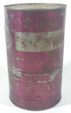 Vintage Esso Essolube HD Heavy Duty SAE 30 Motor Oil One Litre Pink Metal Can FULL