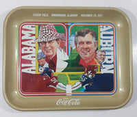 Vintage 1975 Coca-Cola Auburn Alabama University Football Legion Field Birmingham Alabama November 29, 1975 Metal Beverage Serving Tray