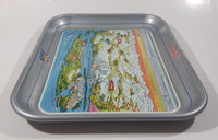 Vintage 1986 Coca-Cola Enjoy Coke Expo 86 Vancouver Silver Metal Beverage Serving Tray