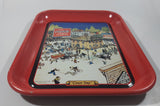 1990 Coca Cola 1921 Print Ad "Court Day" Red Metal Beverage Serving Tray