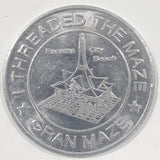 Gran Maze At Coconut Creek I Threaded The Maze Panama City Beach Metal Game Token Coin
