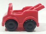 2000 Mattel Fisher Price Little People Red Plastic Ladder Fire Truck Toy Car Vehicle
